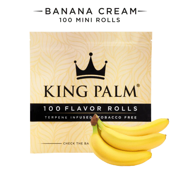 100 Mini Rolls - Banana Cream
