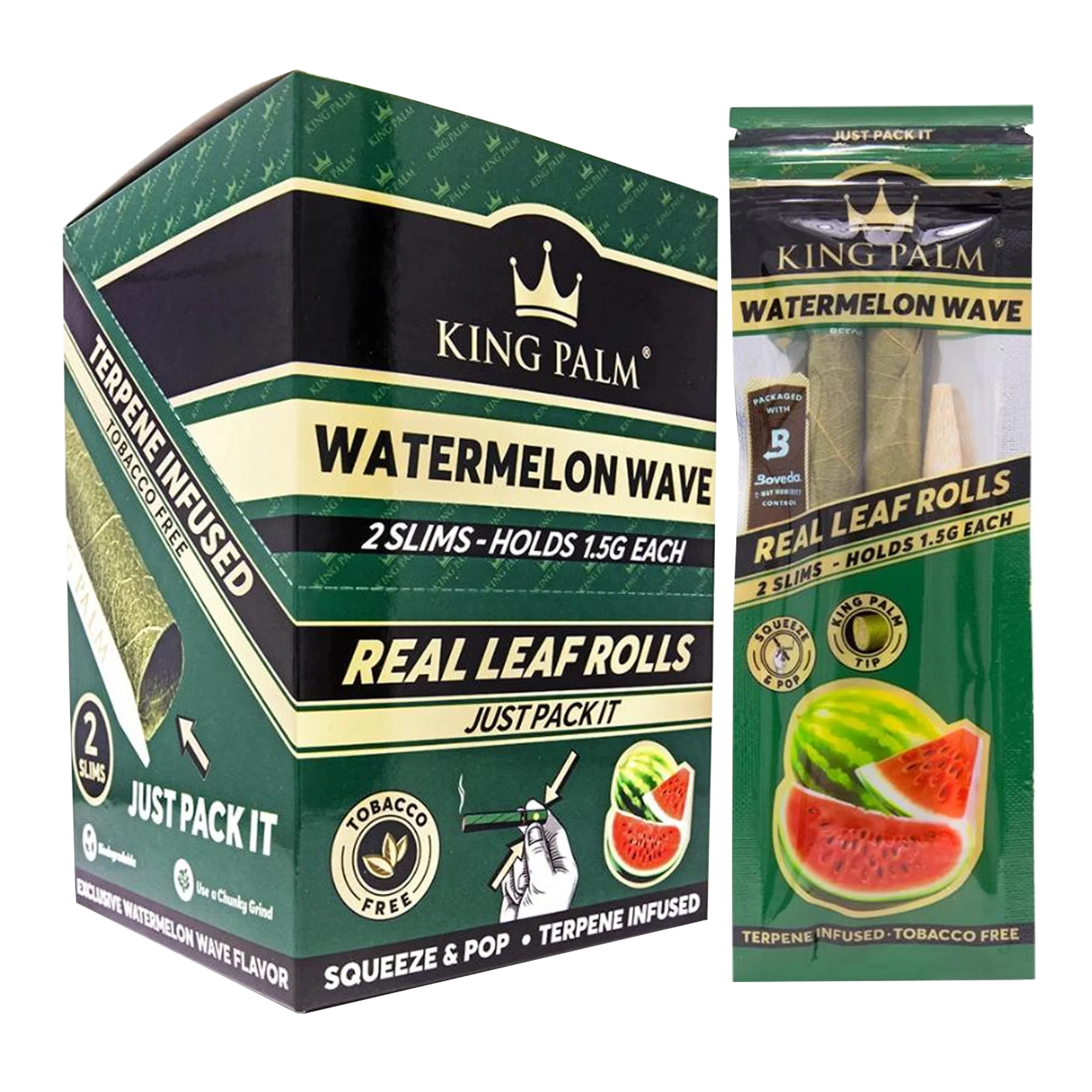 100 Slim Preroll Cones - Watermelon Wave - Image 3