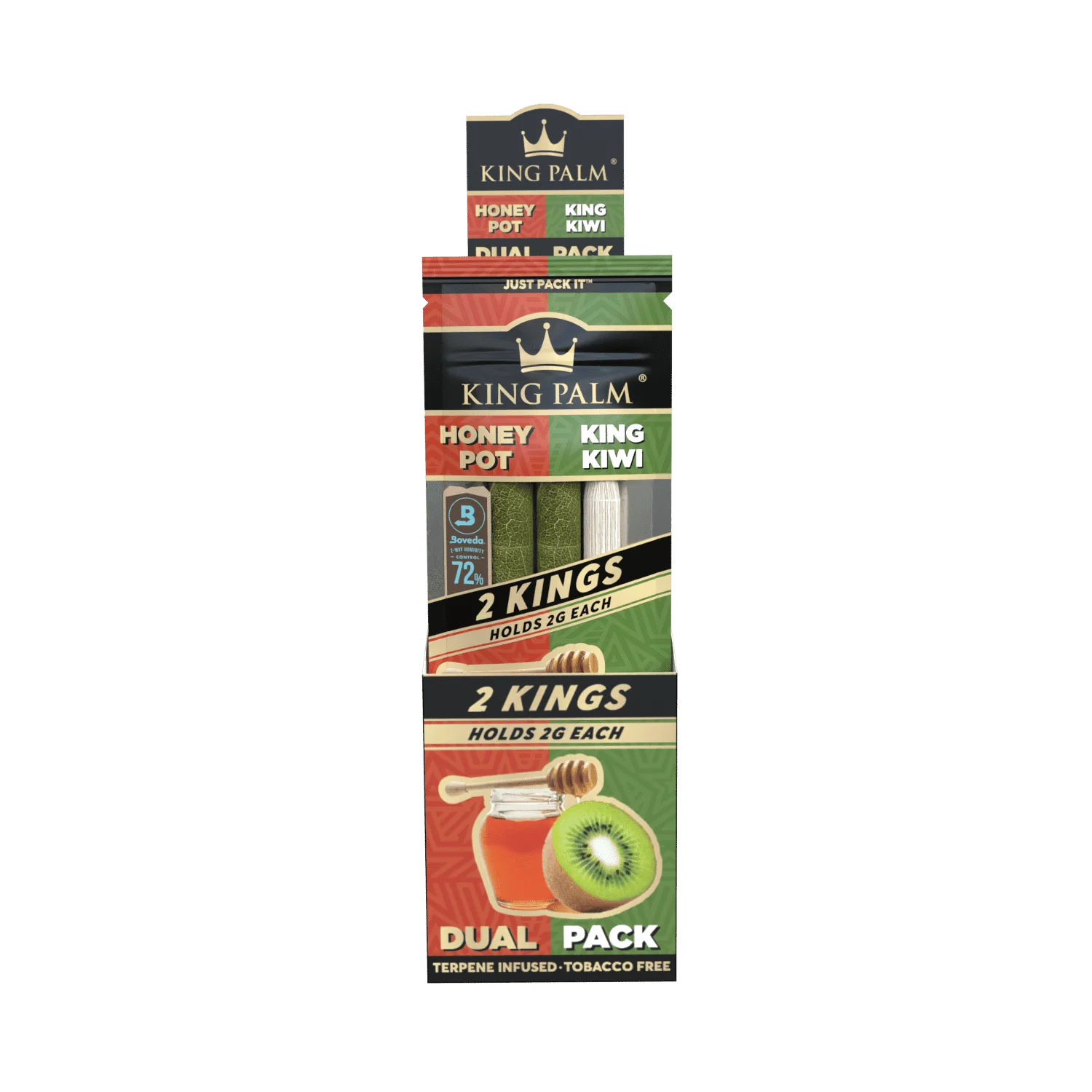 2 King Rolls - Dual Pack - Honey &amp; Kiwi - 20 Units Per Display - Image 3