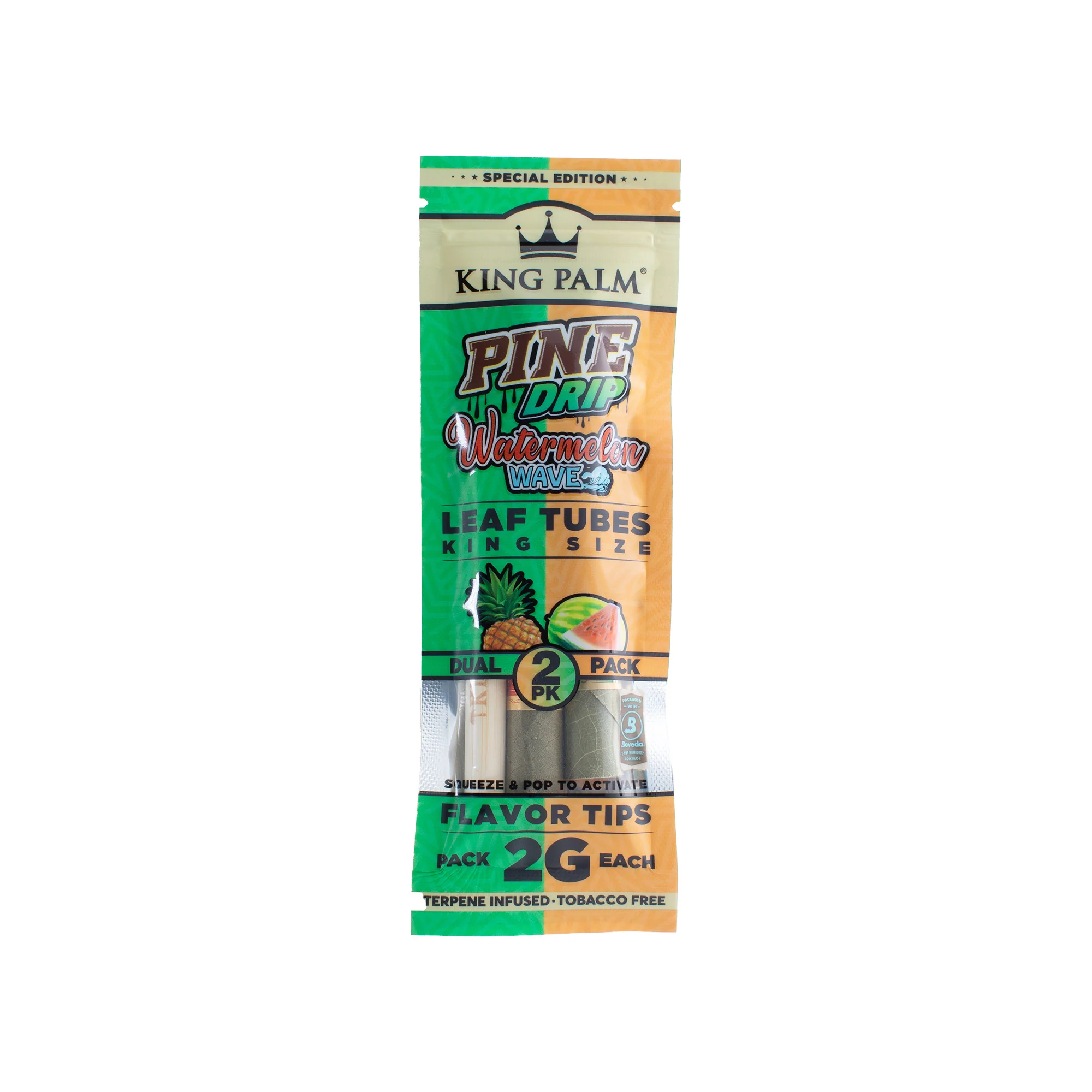 2 King Rolls - Dual Pack - Pineapple & Watermelon - 20 Units Per Display - Image 4