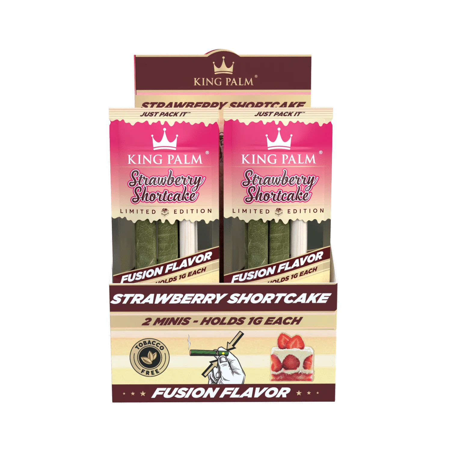 2 Mini Rolls - Strawberry Shortcake - Display Box - 20 Units Per Display - Image 3