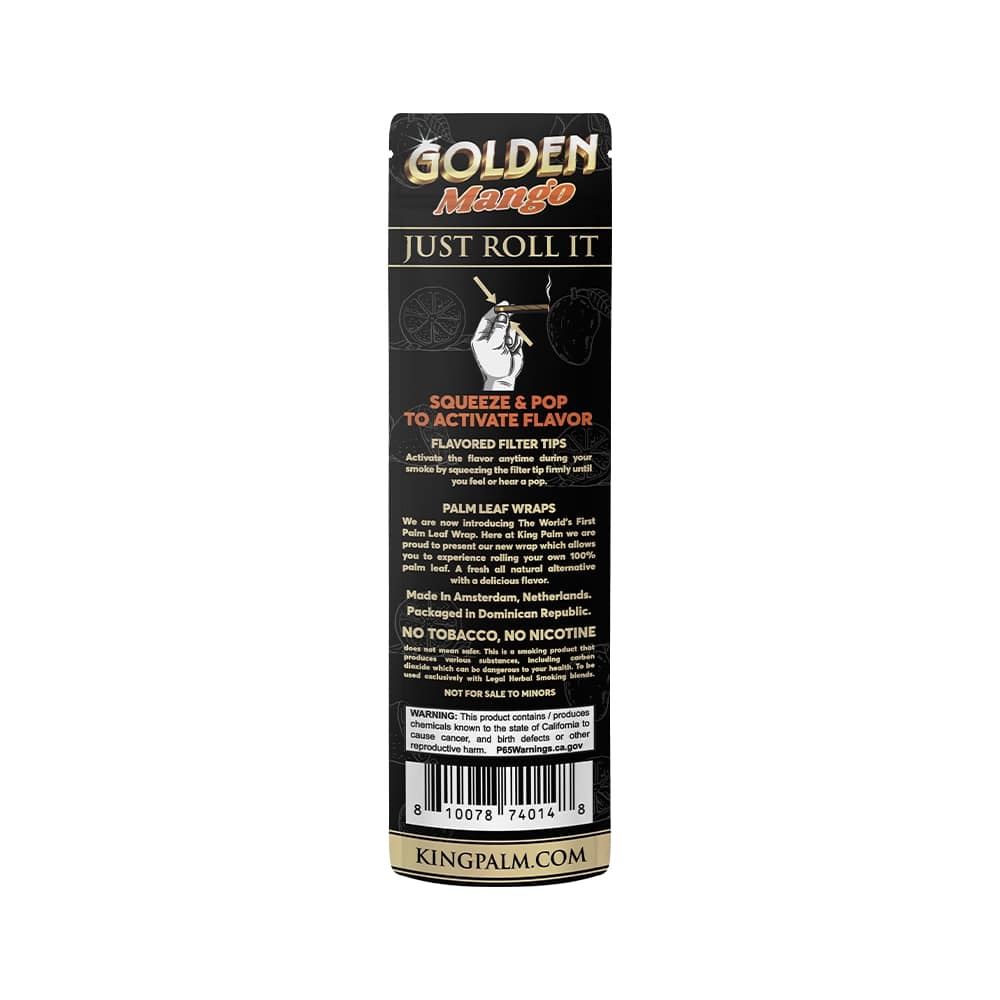 2 Palm Wraps - Golden Mango - Display - 15 Units Per Display - Image 5
