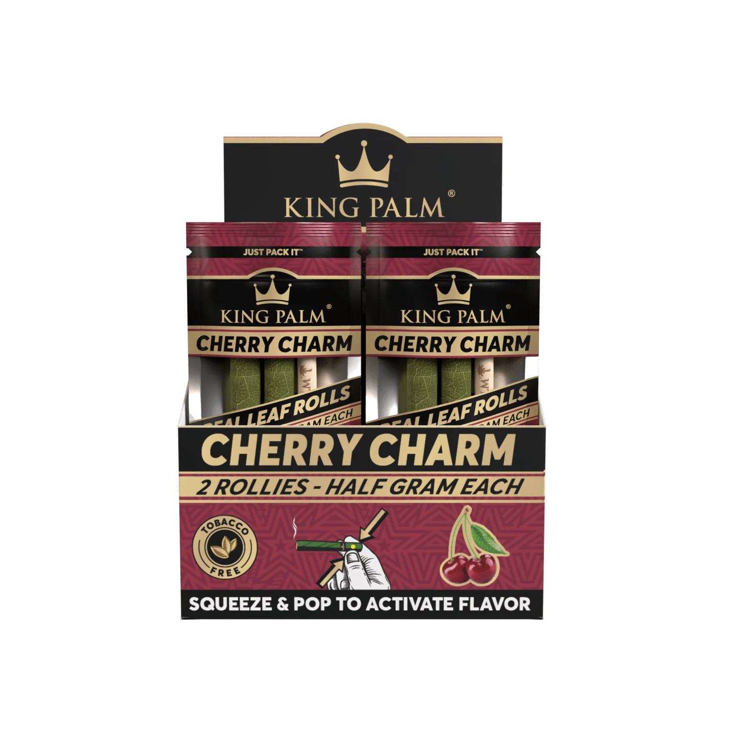 2 Rollie Rolls – Cherry Charm – Display Box – 20 Units Per Display - Image 3