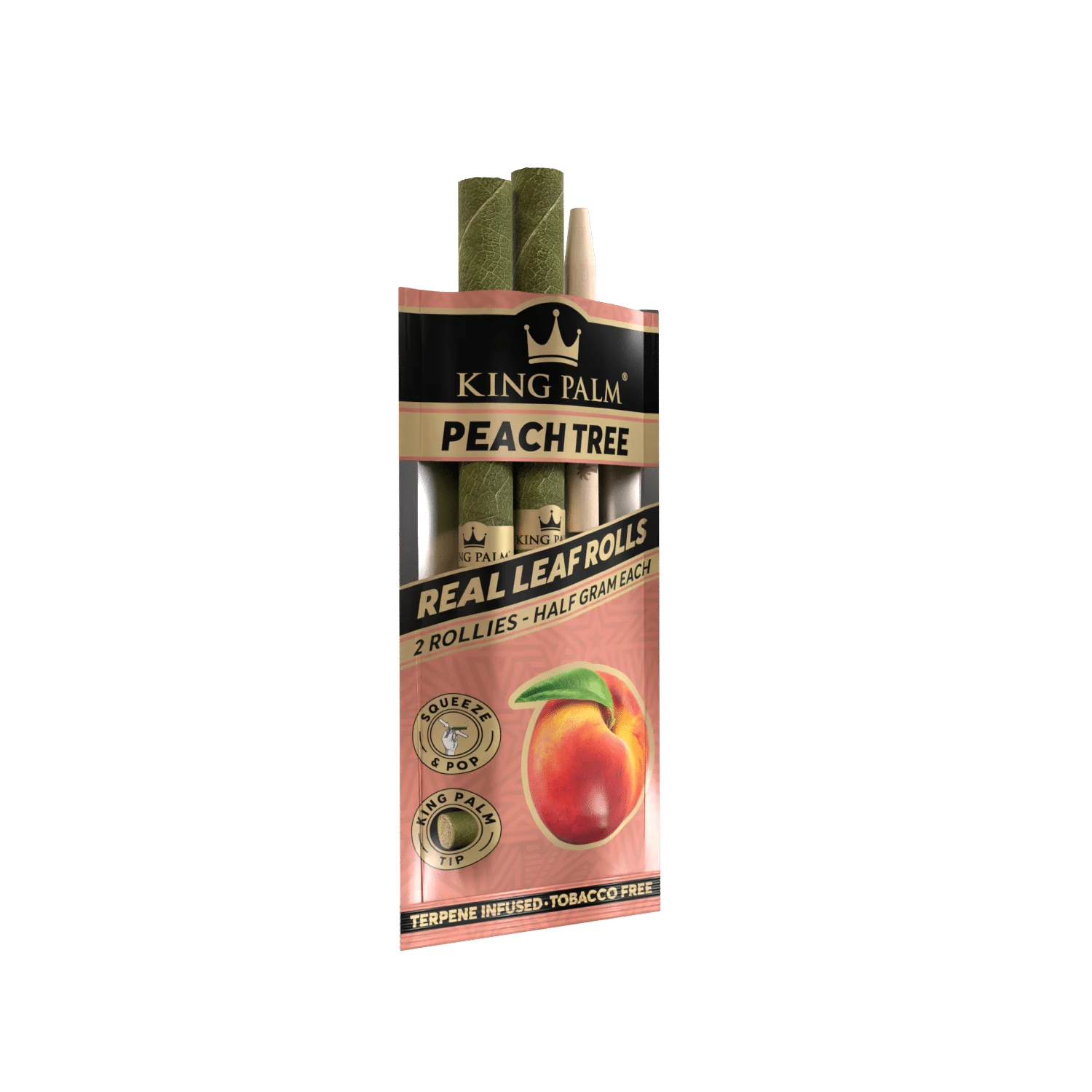 2 Rollie Rolls – Peach Tree– Display Box – 20 Units Per Display - Image 4