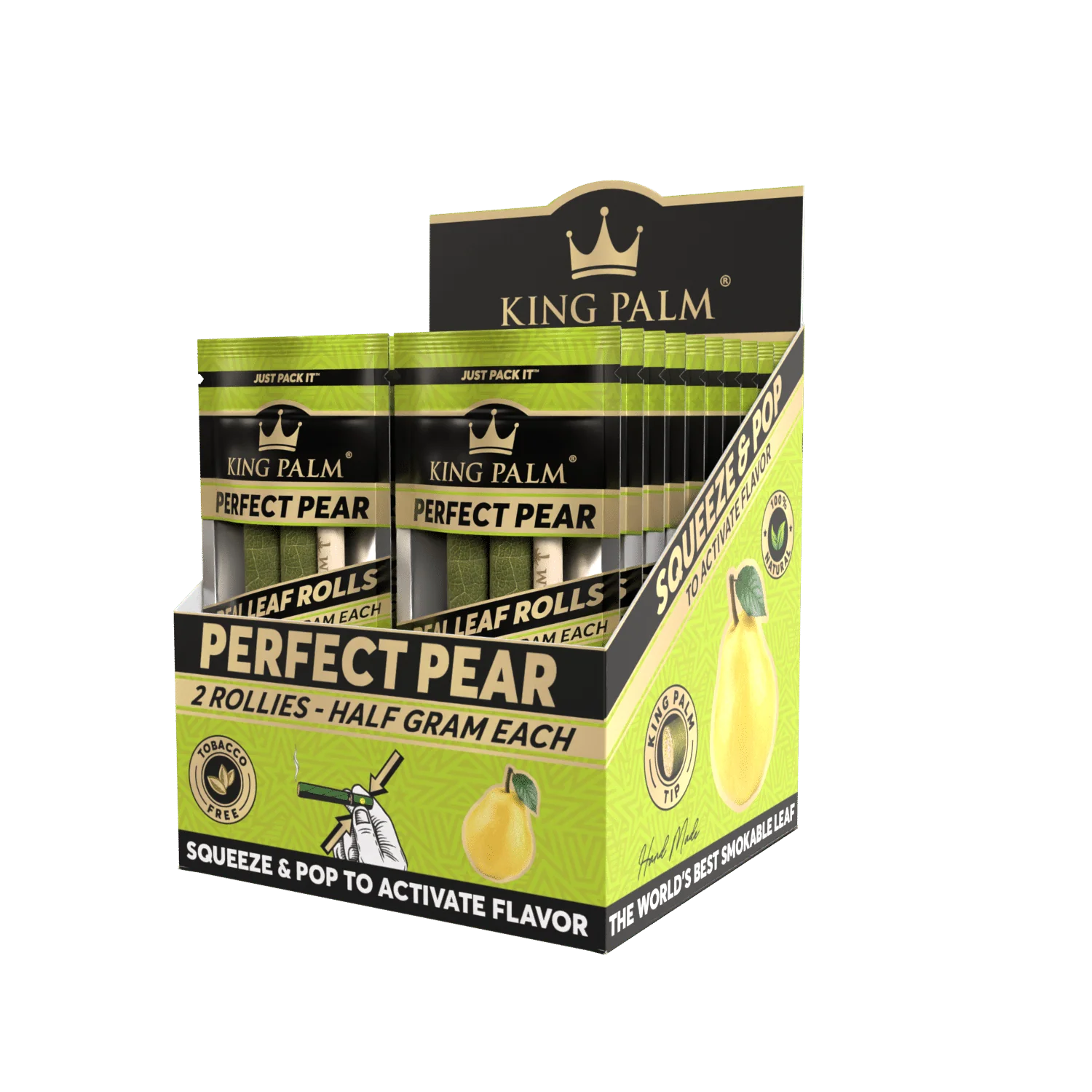 2 Rollie Rolls – Perfect Pear – Display Box – 20 Units Per Display - Image 2