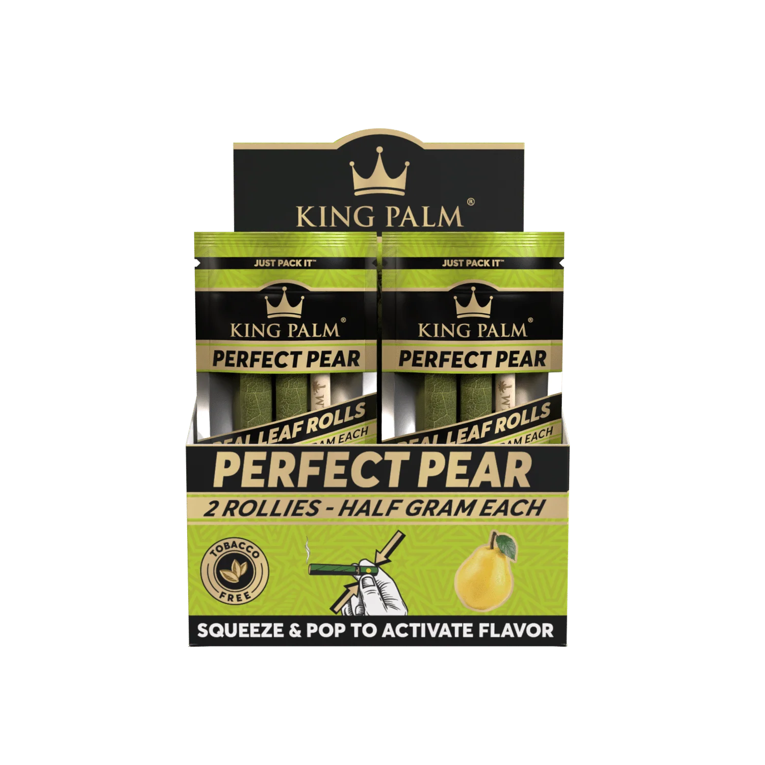 2 Rollie Rolls – Perfect Pear – Display Box – 20 Units Per Display - Image 3