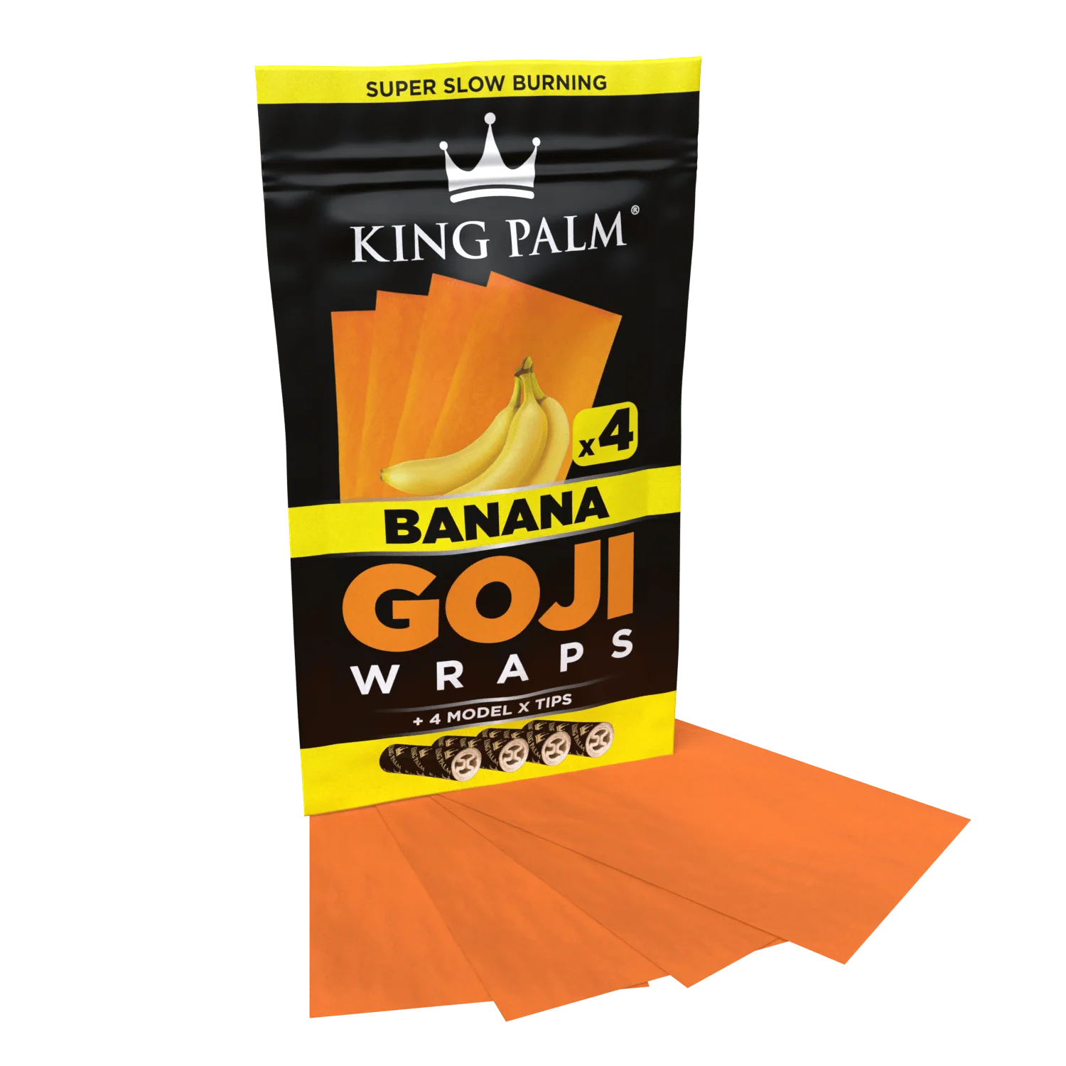 4 Goji Wraps w/ Model X Tips - Banana - Image 4