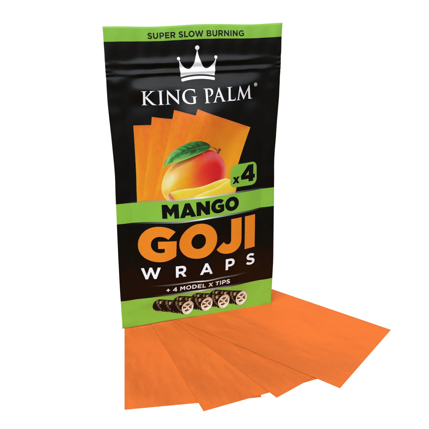 4 Goji Wraps w/ Model X Tips - Mango - Image 4