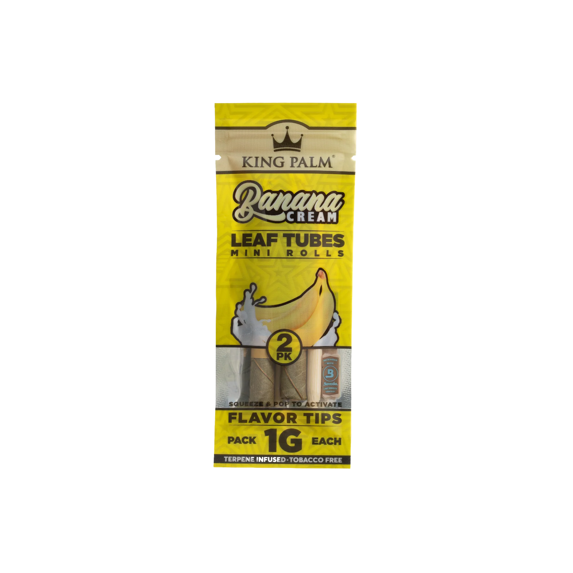 2 Mini Rolls - Banana Cream