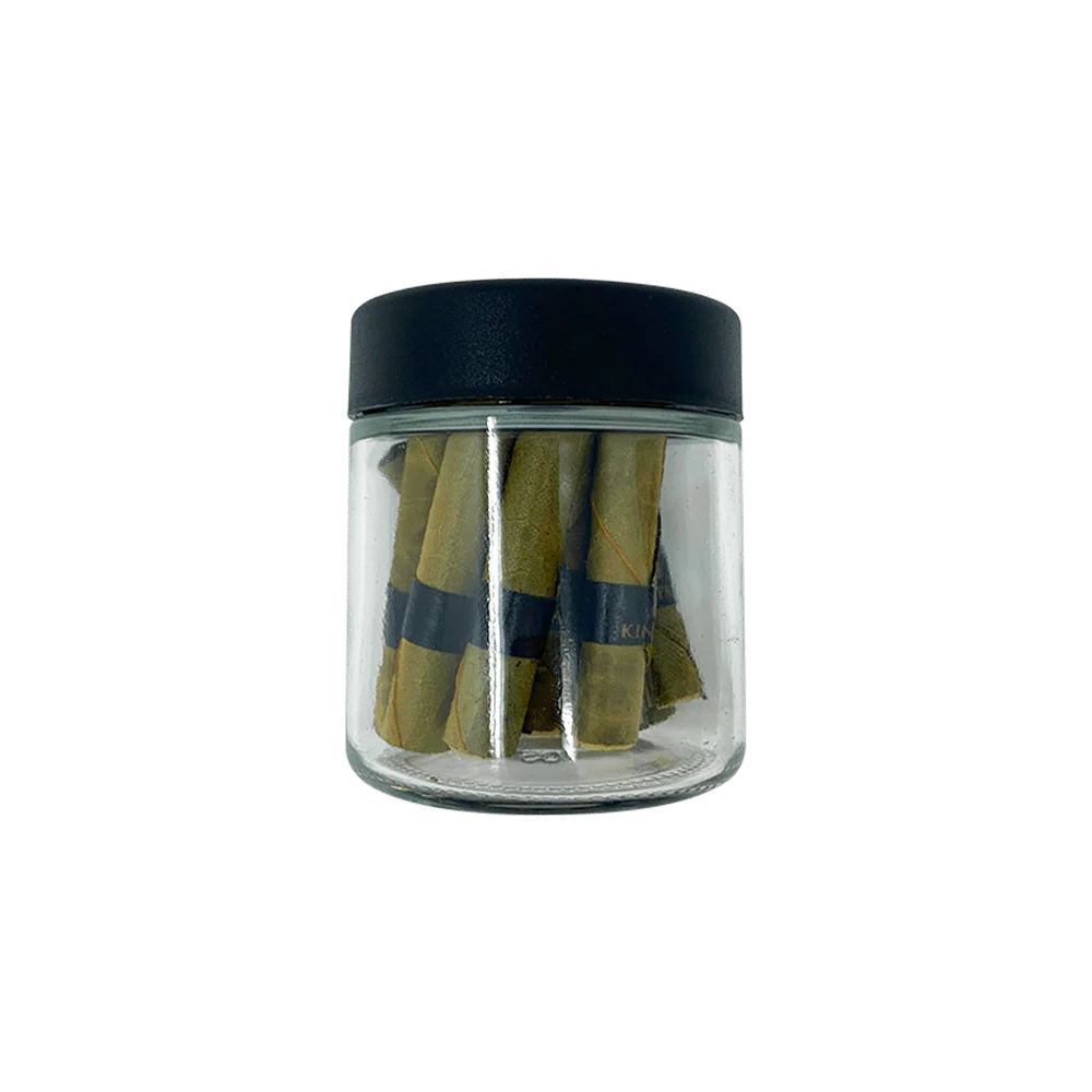 Glass Jar - Black Lid - Image 2