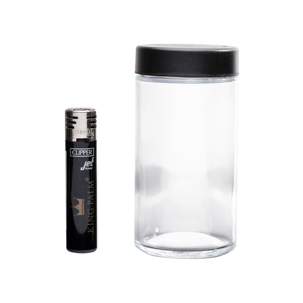 Glass Jar - Black Lid - Image 8