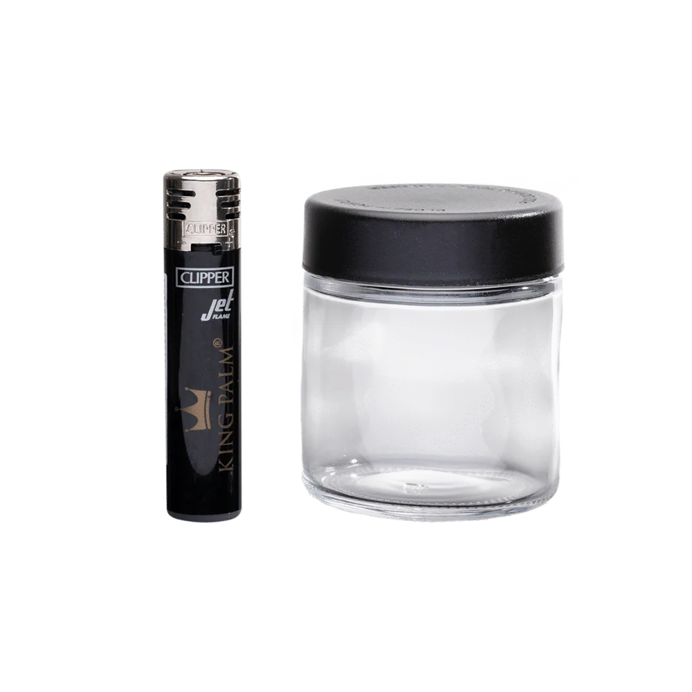 Glass Jar - Black Lid - Image 9