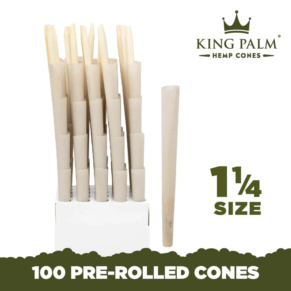 Bulk Pre-Rolled Cones – 1 1/4th Size - 100 ct - Display - Image 3