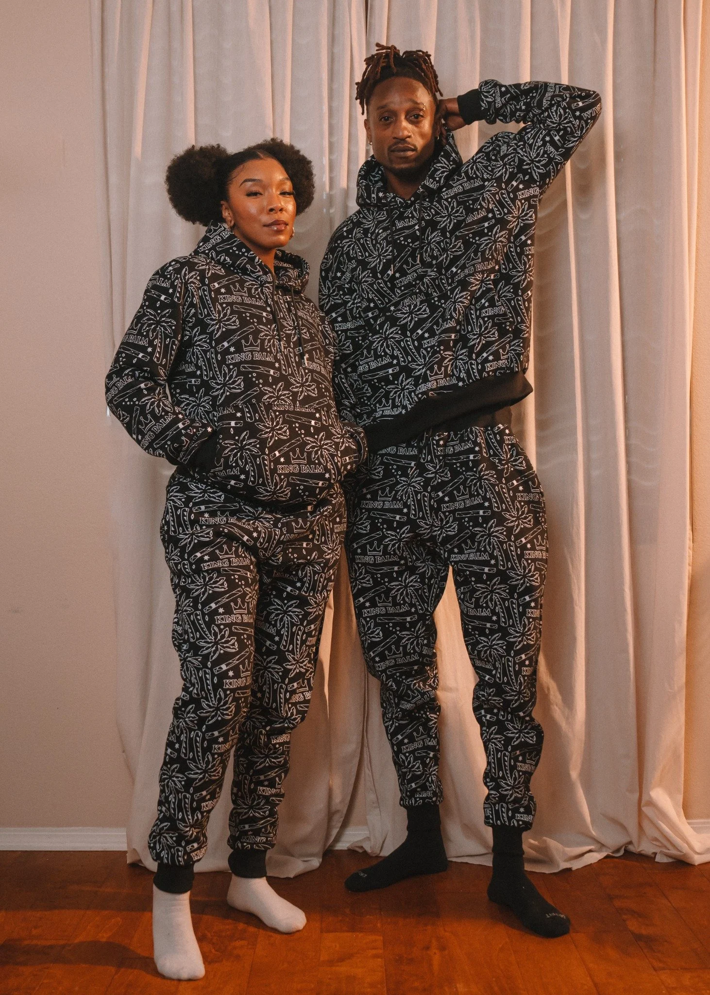 Crowned Palm Jumpsuit Set - Image 3