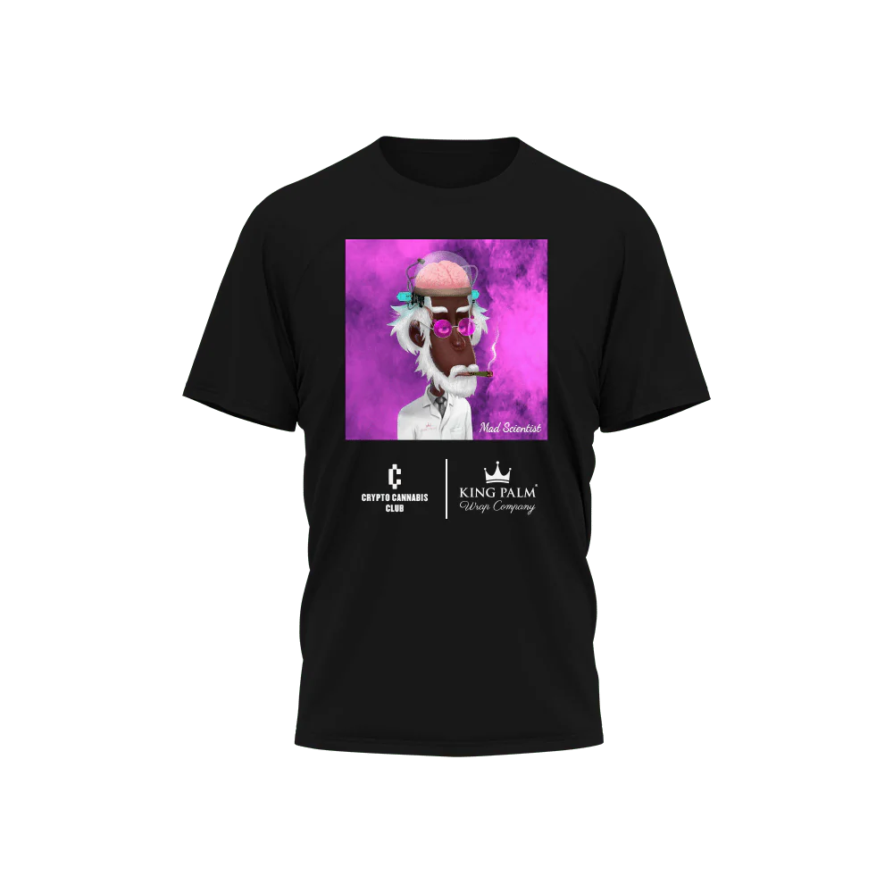 Crypto Cannabis Club x Mad Scientist Toker Tee - Image 4
