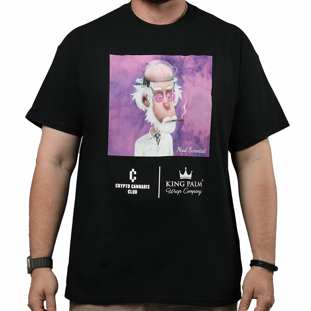 Crypto Herb Club x Mad Scientist Toker Tee - Image 2