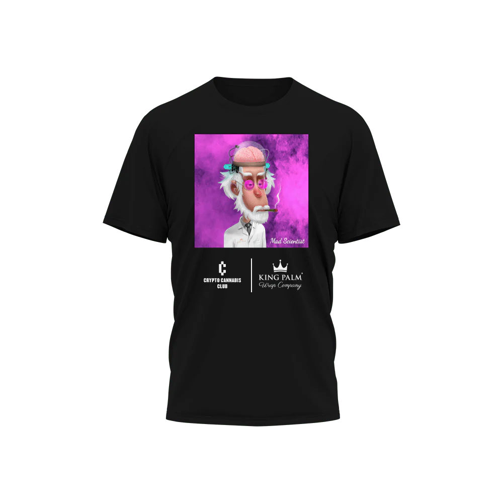 Crypto Herb Club x Mad Scientist Toker Tee - Image 5