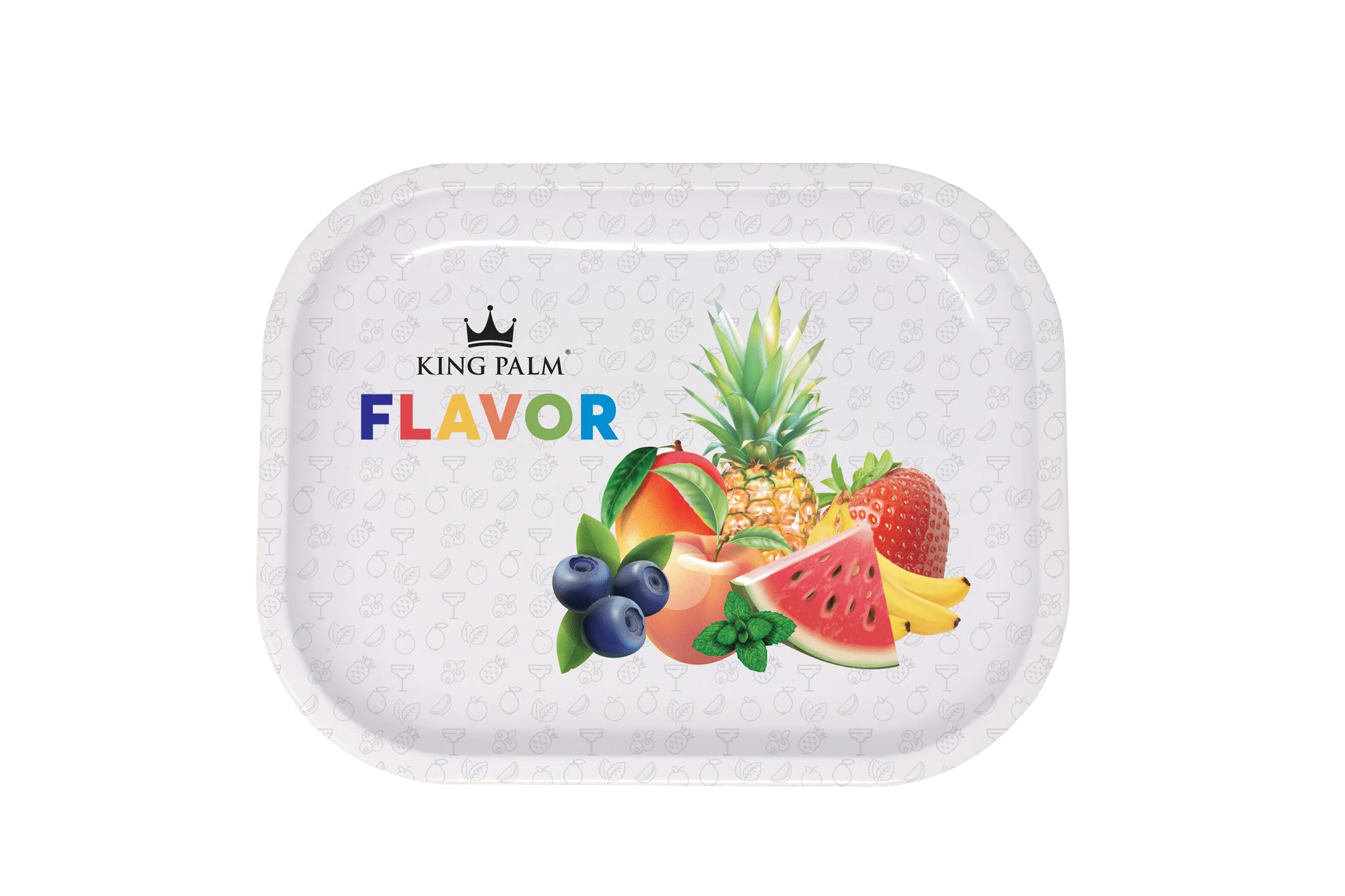Metal Rolling Tray - Flavor - Small (7 x 5.5in)