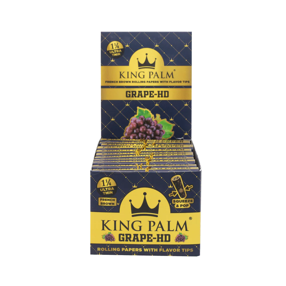 Flavor Booklets w/ Flavor Tips - 1 1/4 Size - Grape HD - Display Box - 24 Units Per Display - Image 3