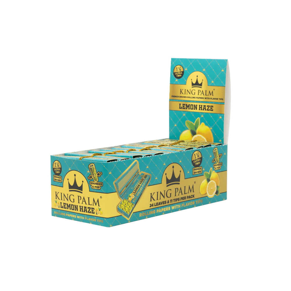 Flavor Booklets w/ Flavor Tips - 1 1/4 Size - Lemon Haze - Display Box - 24 Units Per Display - Image 2