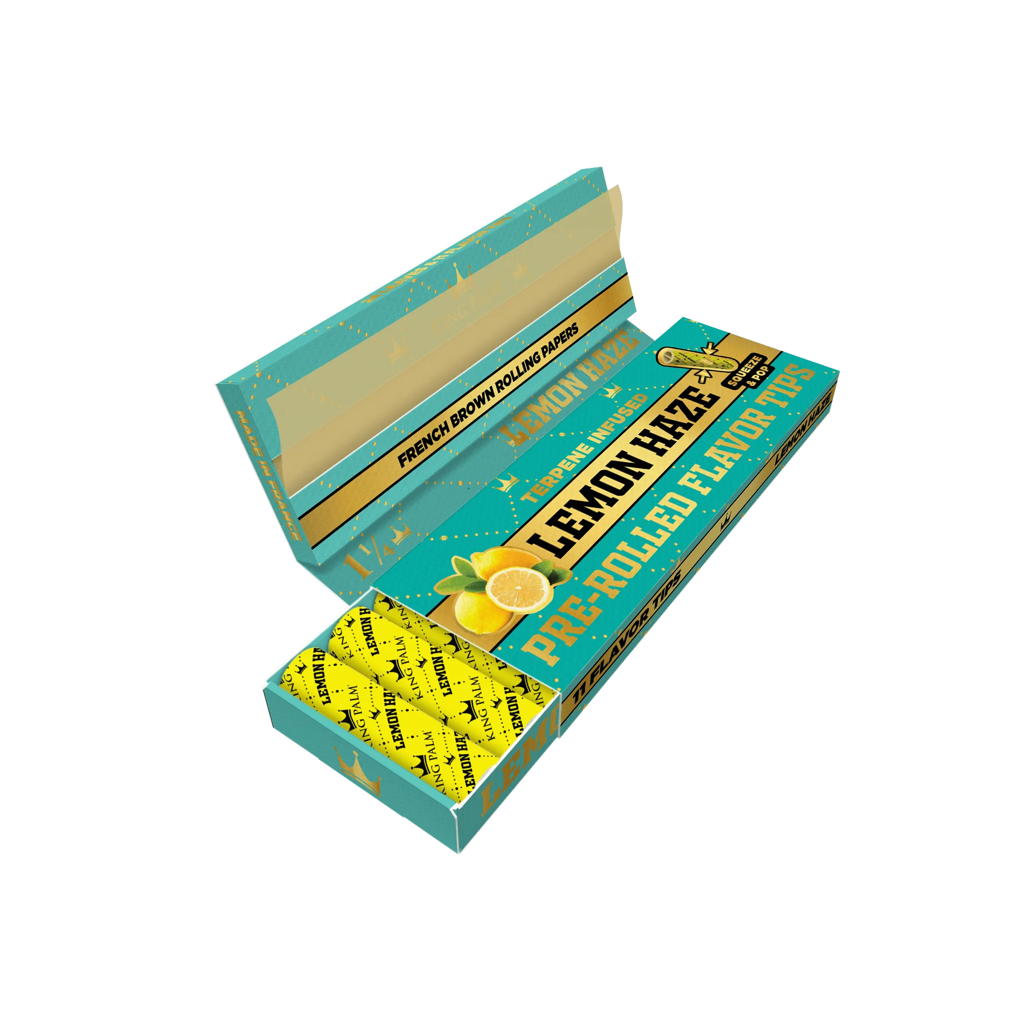Flavor Booklets w/ Flavor Tips - 1 1/4 Size - Lemon Haze - Display Box - 24 Units Per Display - Image 7
