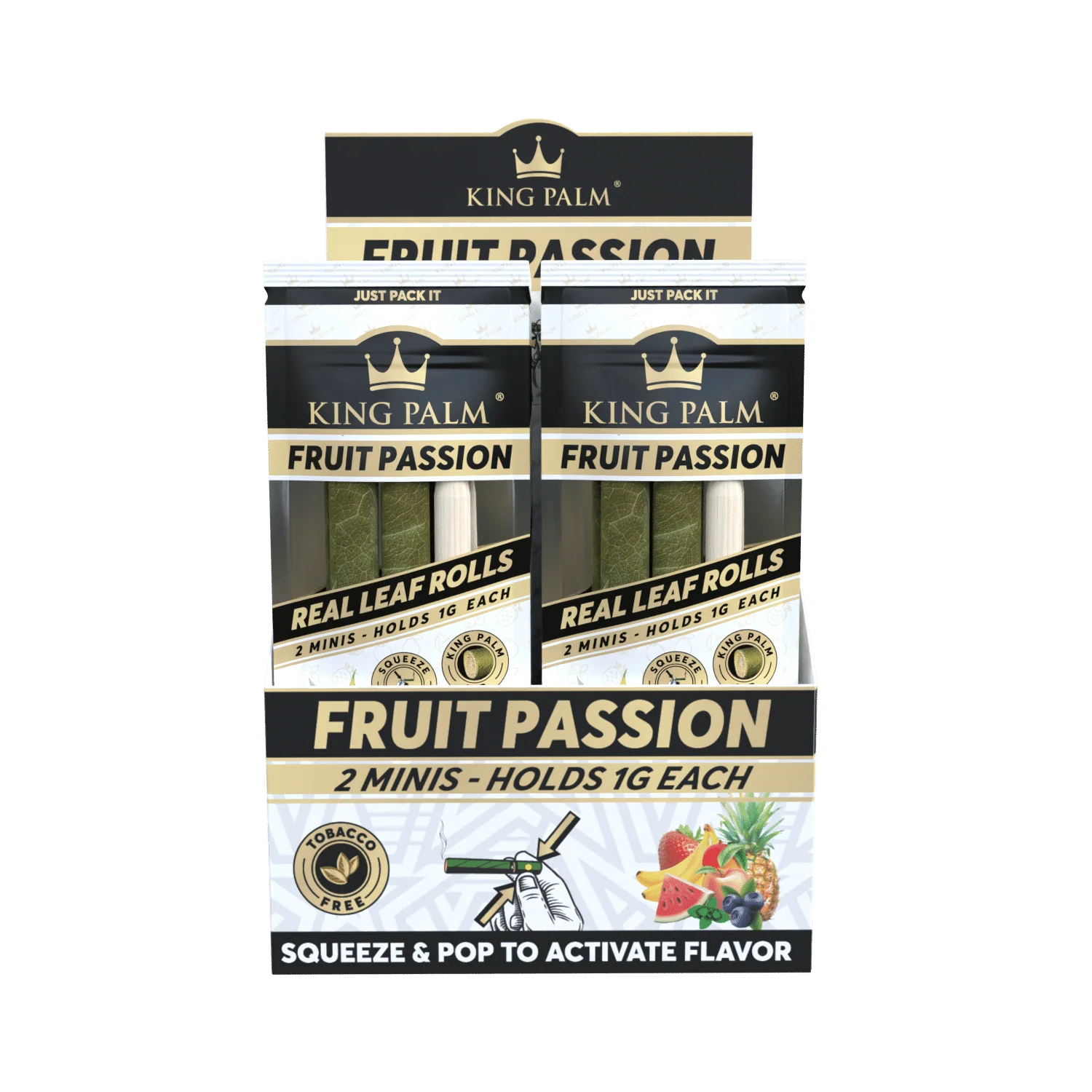 2 Mini Rolls - Fruit Passion - Display Box - 20 Units Per Display - Image 3