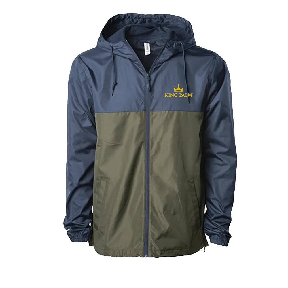 Futuristic King Palm Windbreaker - Full Zipper - Image 2