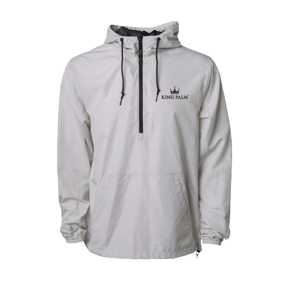 Futuristic King Palm Windbreaker - Half Zipper - Image 3
