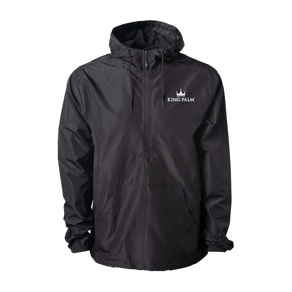 Futuristic King Palm Windbreaker - Half Zipper - Image 5