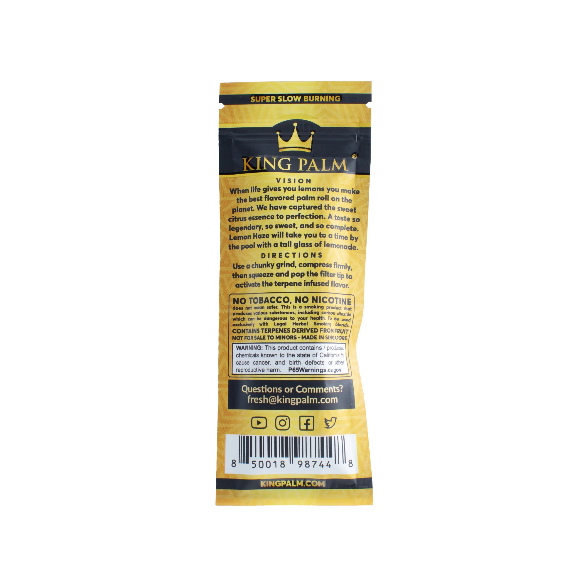 2 Mini Rolls - Lemon Haze - Display Box - 20 Units Per Display - Image 5