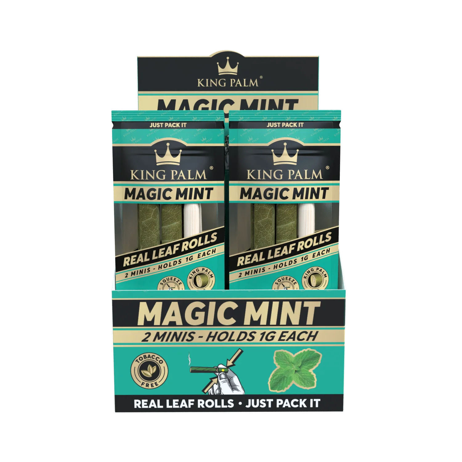 2 Mini Rolls - Magic Mint - Display Box - 20 Units Per Display - Image 3