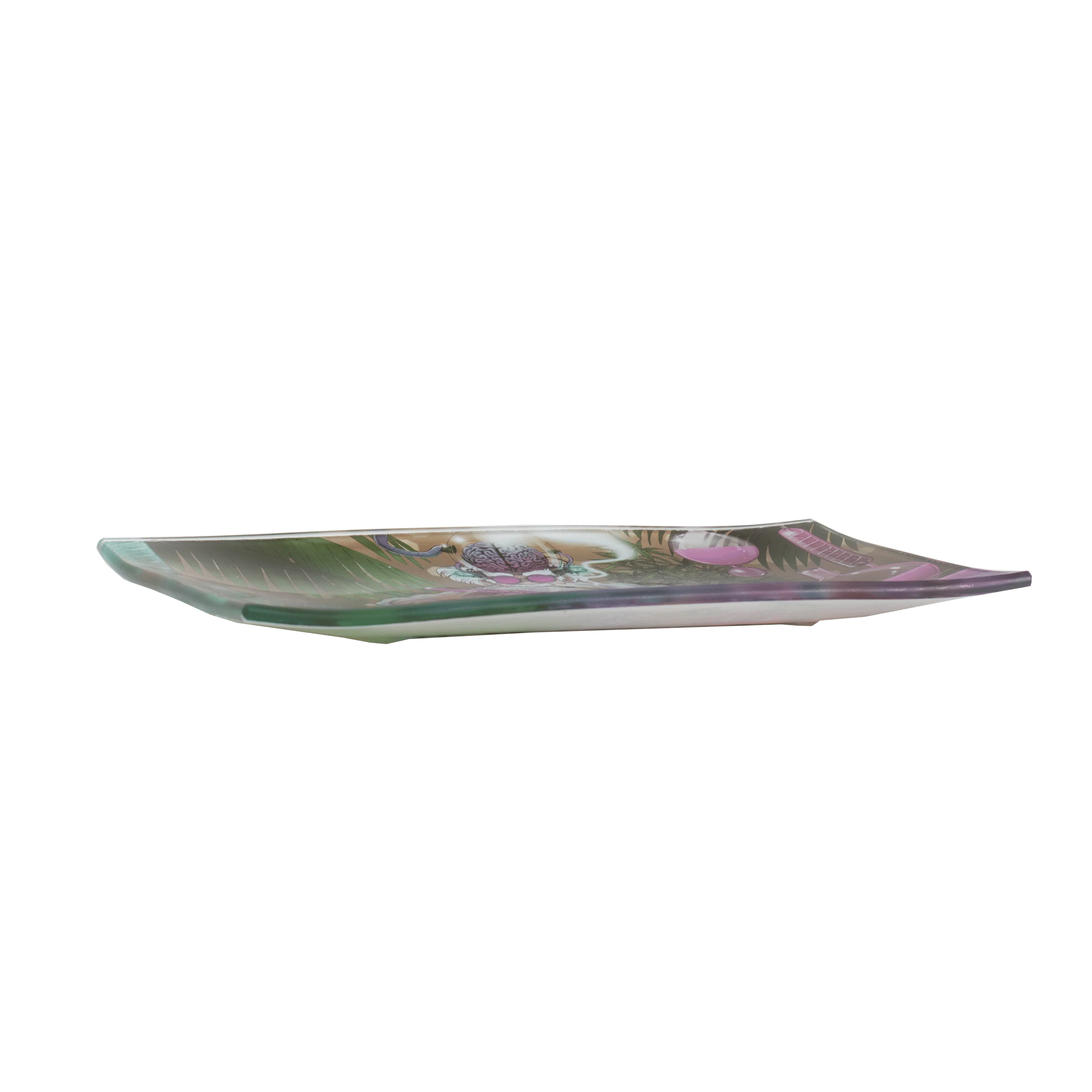 Mad Scientist Glass Rolling Tray - Shatter Resistant - Image 4