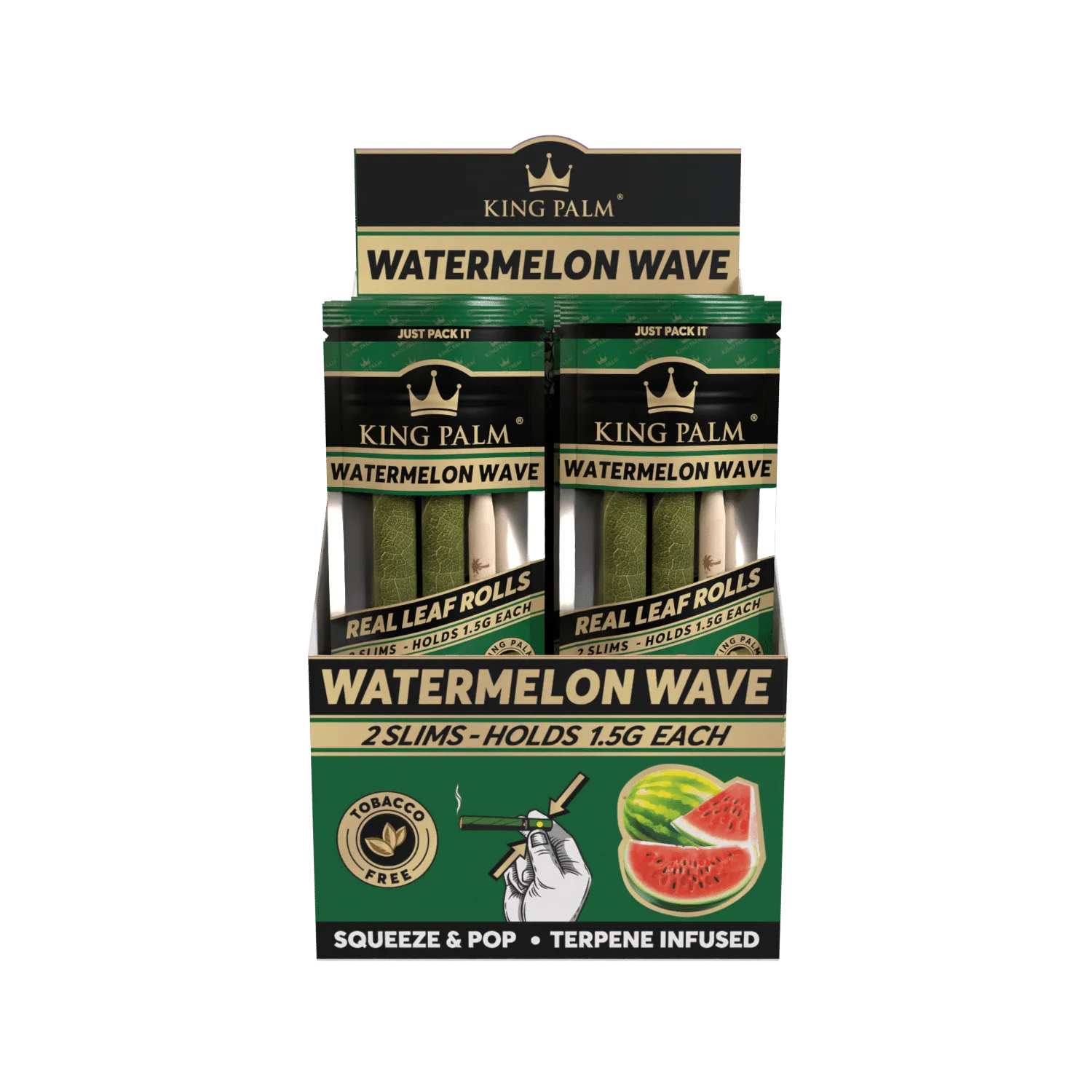 2 Slim Rolls - Watermelon Wave - Display Box - 20 Units Per Display - Image 4
